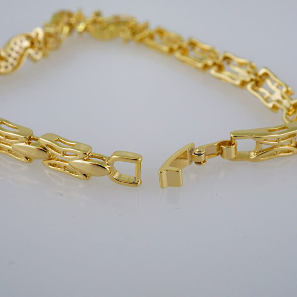 Women Bracelets/ Pulseras Dama/  Zircon Stone/  14K Real Color// B653