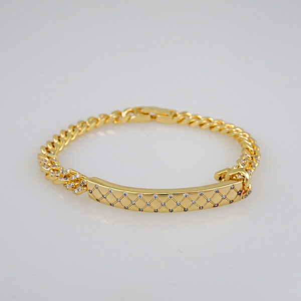 Women Bracelets/ Pulseras Dama/  Zircon Stone/  14K Real Color// B661