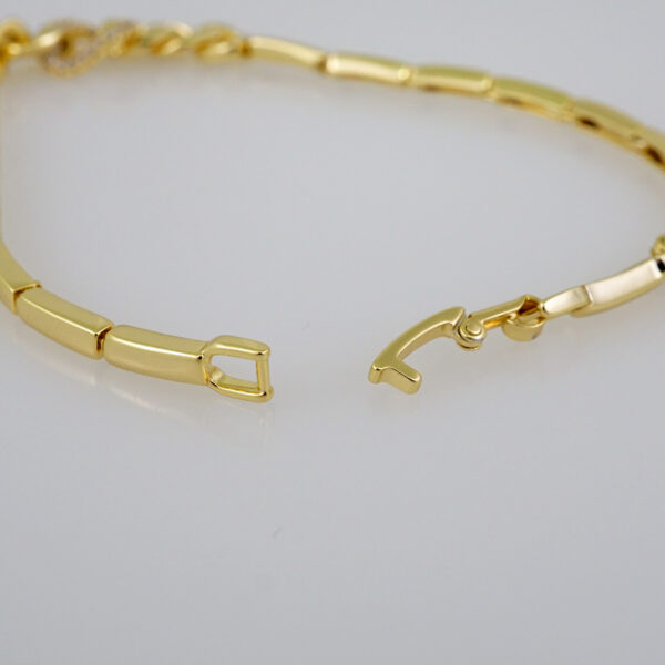 Women Bracelets/ Pulseras Dama/  Zircon Stone/  14K Real Color// B662
