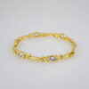 Women Bracelets/ Pulseras Dama/  Zircon Stone/  14K Real Color// B664 - Image 2