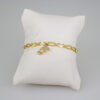 Women Bracelets/ Pulseras Dama/  Zircon Stone/  14K Real Color// B665