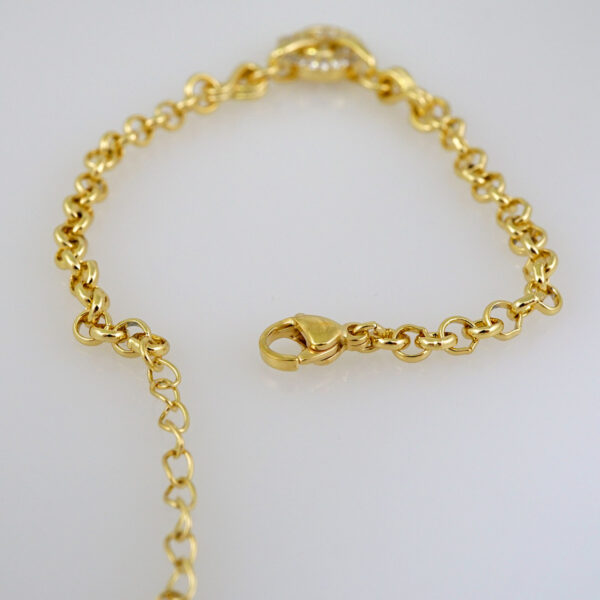 Women Bracelets/ Pulseras Dama/  Zircon Stone/  14K Real Color// B667 - Image 3