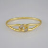Bangles Women/ Pulsos Dama/  Zircon Stone/  14K Real Color// P275 - Image 2