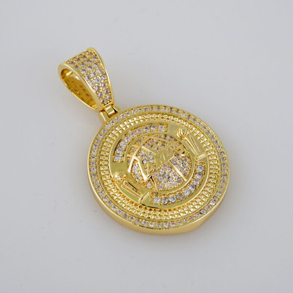 Pendants / Colgantes/  Zircon Stone/  14K Real Color// PEN101