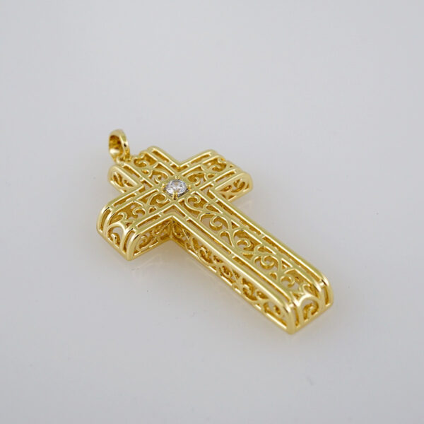 Pendants / Colgantes/Zircon Stone/14K Real Color// PEN91