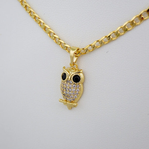 Cadenas & Colgantes/ Chain W/Pendants /14K Real Color/Zircon Stone/ 3mmx45cm// SET664 - Image 2
