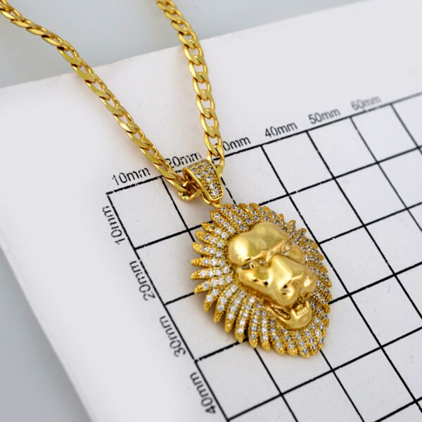Cadenas & Colgantes/ Chain W/Pendants /14K Real Color/Zircon Stone/ 3mm x45cm// SET665 - Image 3