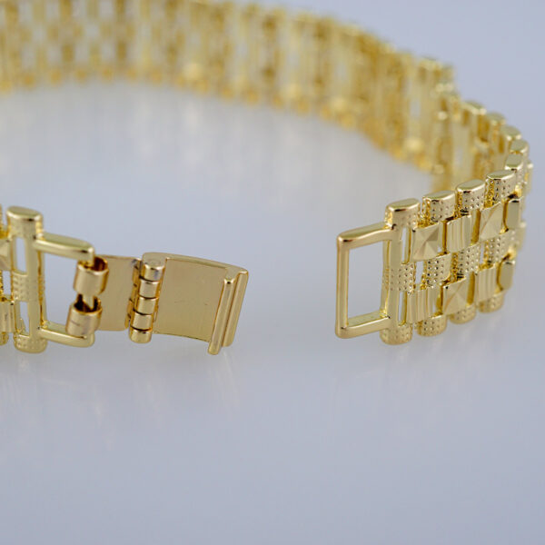 Women Bracelets/ Pulseras Dama/ Plain/14K Real Color// B681