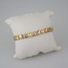 Women Bracelets/ Pulseras Dama/  Zircon Stone/  Three Tone// B691