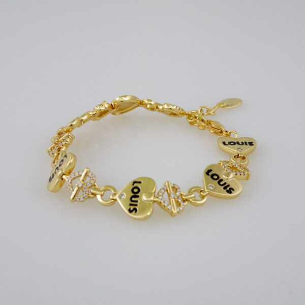 Women Bracelets/ Pulseras Dama/  Zircon Stone/  14K Real Color// B703