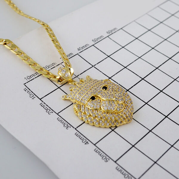 Cadenas & Colgantes/ Chain/ Pendants /14K Real Color/Zircon Stone/ 4mm// SET727 - Image 3