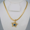 Gargantilla & Colgantes / Choker W/ Pendants/ 14K Real Color/ Plain/ 5mm x 45cm// SET738