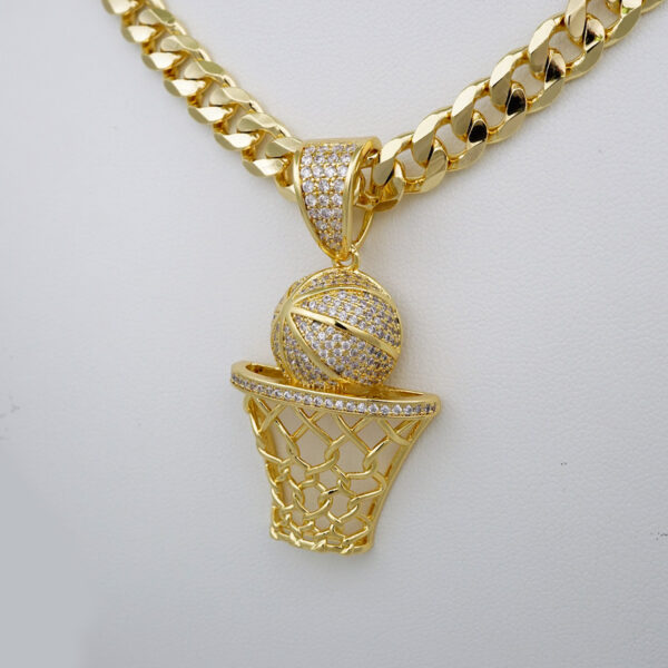 Cadenas & Colgantes/ Chain /Pendants /  14K Real Color/  Zircon Stone/  8mmx60cm// SET748