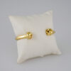 Bangles/ Pulsos/Plain/  925 Silver Whit Gold Plated/  14K Real Color// P925P02