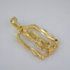 Pendants/Colgantes/Plain/  925 Silver Whit Gold Plated/  14K Real Color// PEN925P09