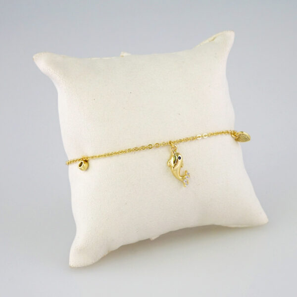 Bracelets Women/ Manillas Mujer/  14K Real Color/  Zircon Stone// B753
