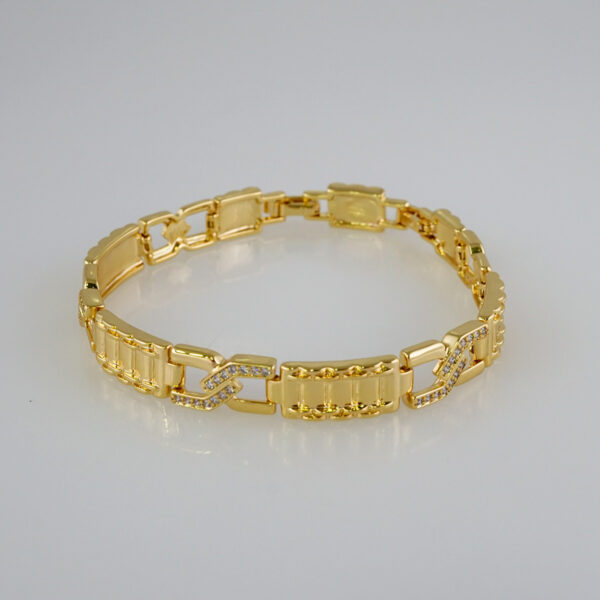 Bracelets Women/ Manillas Mujer/ 14K Real Color/Zircon Stone// B765
