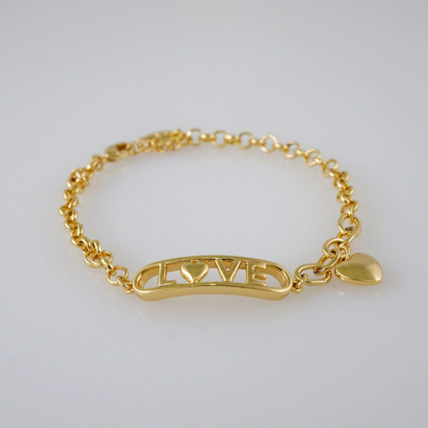 Women Bracelets/ Pulseras Dama/  Plain/  14K Real Color// B800