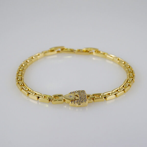 Bracelets Women/ Manillas Mujer/  14K Real Color/  Zircon Stone// B816 - Image 2