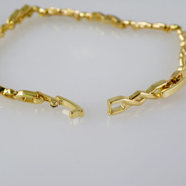 Bracelets Women/ Manillas Mujer/  14K Real Color/  Zircon Stone// B817
