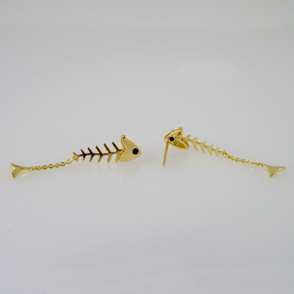 Women Earrings/ Aretes Dama/  Plain/  14k Real Color// E834