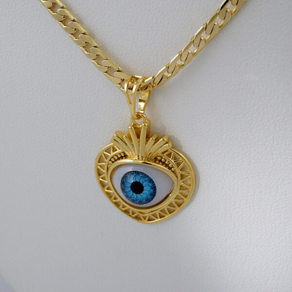 Cadenas & Colgantes/ Chain W/Pendants /  14K Real Color/  Zircon Stone/  5mm// SET798 - Image 2