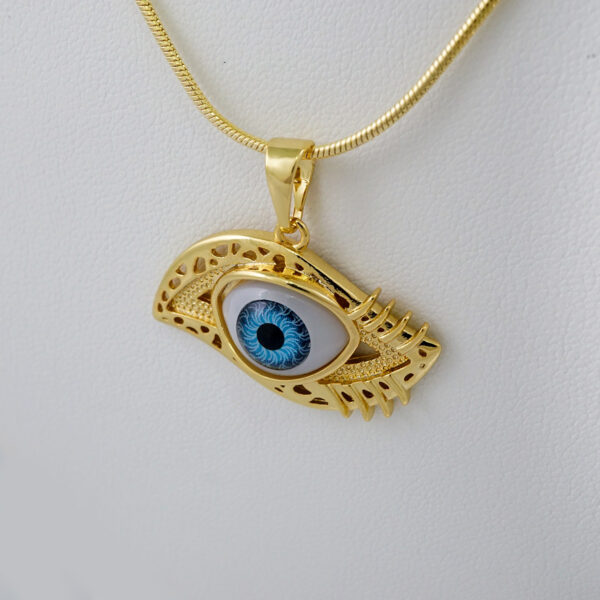 Cadenas & Colgantes/ Chain W/Pendants /  14K Real Color/  Zircon Stone/  3mmx50cm// SET806 - Image 2