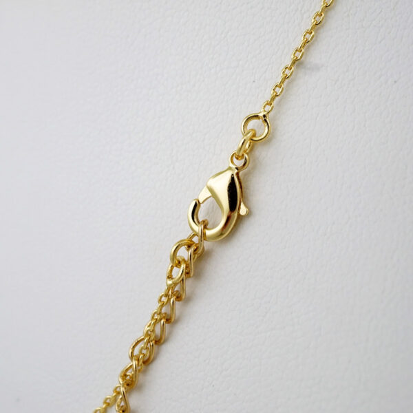 Cadenas & Colgantes/ Chain W/Pendants /  14K Real Color/  Zircon Stone/  2mmx50cm// SET814 - Image 3