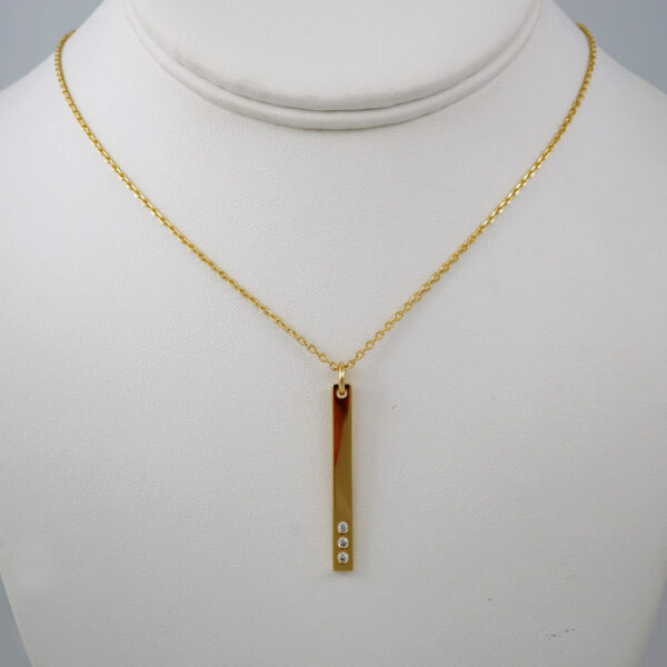 Cadenas & Colgantes/ Chain W/Pendants /14K Real Color/Zircon Stone/ 2mm x45cm// SET818