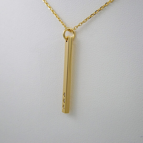 Cadenas & Colgantes/ Chain W/Pendants /14K Real Color/Zircon Stone/ 2mm x45cm// SET818 - Image 2