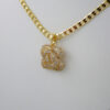 Cadenas & Colgantes & Earrings/ Chain W/Pendants /14K Real Color/ Zircon Stone/ 3mmx45cm// SET823 - Image 2