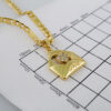 Cadenas & Colgantes/ Chain W/Pendants /  14K Real Color/  Zircon Stone/  3mmx45cm// SET827 - Image 3