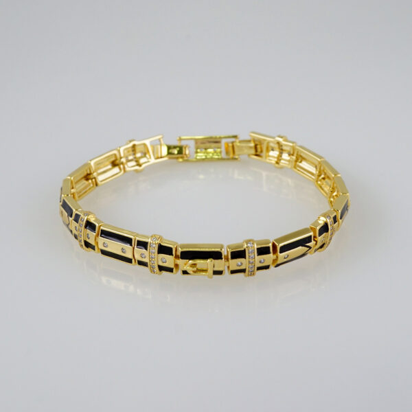 Bracelets Women/ Manillas Mujer/  14K Real Color/  Zircon Stone// B822