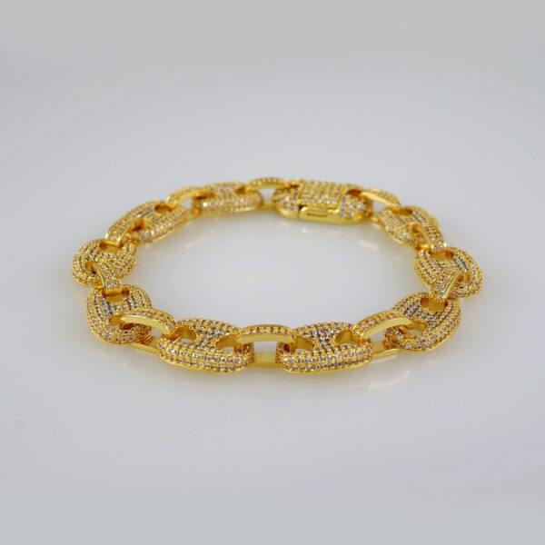 Bracelets / Manillas /  14K Real Color/  Zircon Stone// B827 - Image 2