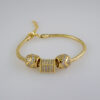 Women Bracelets/ Pulseras Dama/  Zircon Stone/  14K Real Color// B830 - Image 2