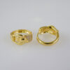 Women Earrings/ Aretes Dama/  Zircon Stone/  14k Real Color// E892