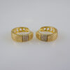 Women Earrings/ Aretes Dama/  Zircon Stone/  14k Real Color// E914