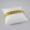 Bracelets / Manillas /  14K Real Color/  Plain/ Fashion/ 18mm// B828