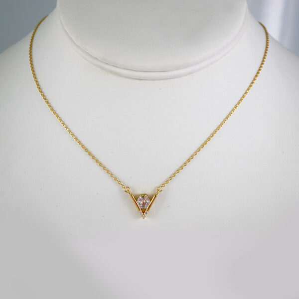 Cadenas & Colgantes/ Chain W/Pendants /  14K Real Color/  Zircon Stone/  2mm x45cm// SET836