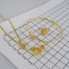 Cadenas & Colgantes & Earrings/ Rings/ Chain /Pendants / 14K Real Color/ Zircon Stone/ Set de Niña// SET865