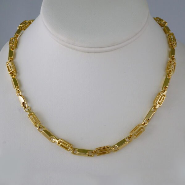 Cadenas/ Chain W/ 14K Real Color/  Plain/  6mmx45cm// SET888