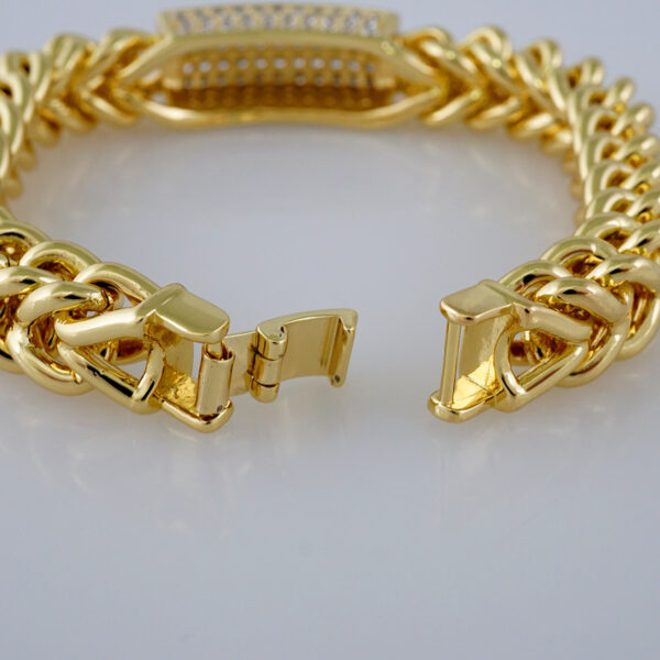 Women Bracelets/ Pulseras Dama/  Zircon Stone/  14K Real Color// B837 - Image 3