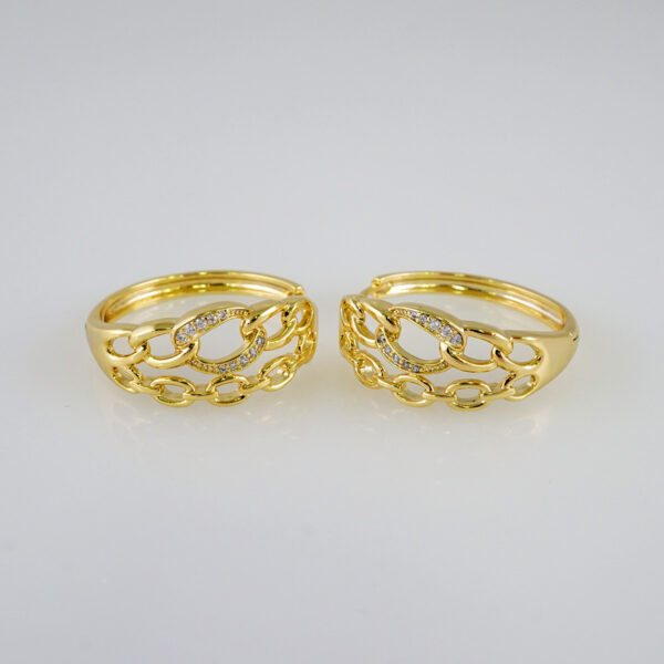 Women Earrings/ Aretes Dama/  Zircon Stone/  14k Real Color// E979
