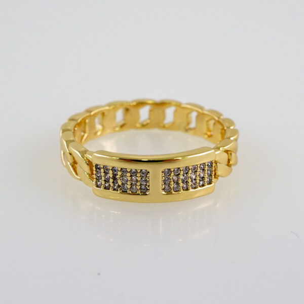 Women Ring/ Anillos Damas/  14K Real Color/ Zircon Stone// R440