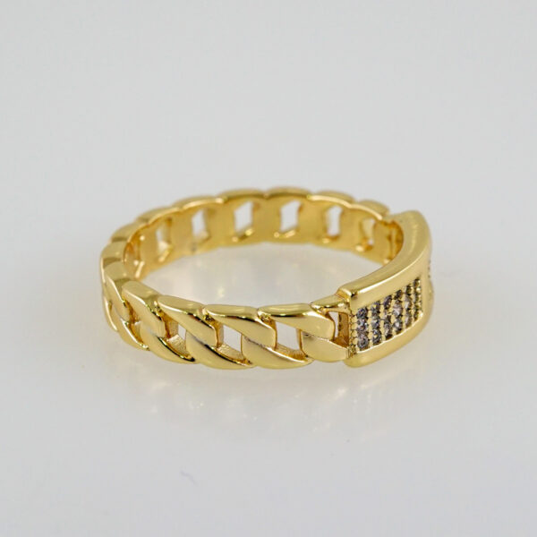 Women Ring/ Anillos Damas/  14K Real Color/ Zircon Stone// R440