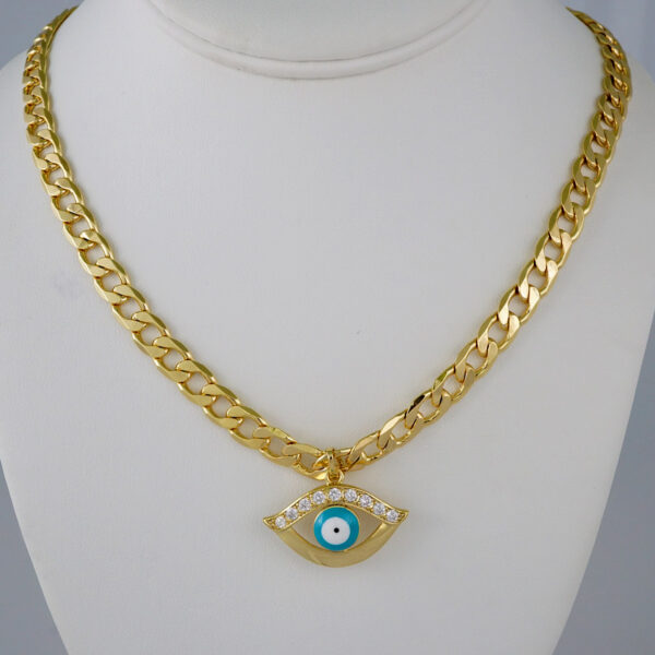 Cadenas & Colgantes/ Chain W/Pendants /14K Real Color/Zircon Stone/ 8mmx50cm// SET889