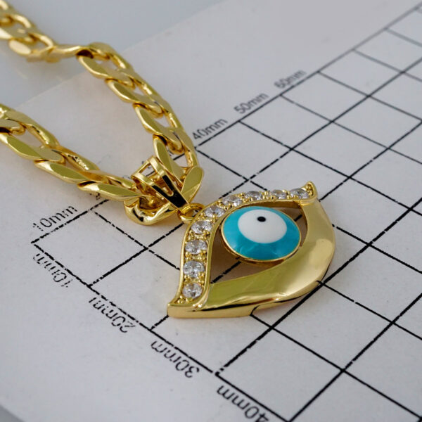 Cadenas & Colgantes/ Chain W/Pendants /14K Real Color/Zircon Stone/ 8mmx50cm// SET889 - Image 3