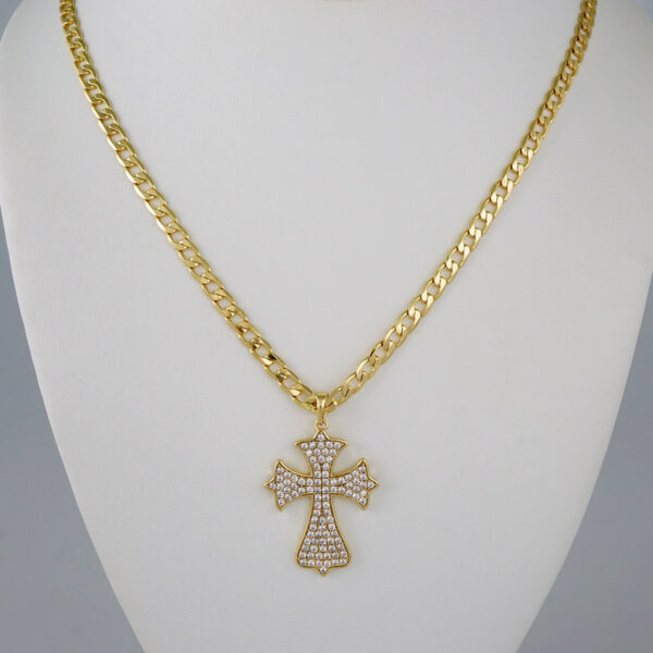 Cadenas & Colgantes/ Chain /Pendants /  14K Real Color/  Zircon Stone/  4mmx60cm// SET895