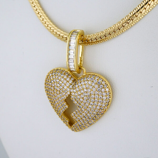 Cadenas & Colgantes/ Chain W/Pendants /14K Real Color/Zircon Stone/ 4mmx50cm// SET919 - Image 2