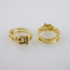 Women Earrings/ Aretes Dama/  Zircon Stone/  14k Real Color// E1031 - Image 2